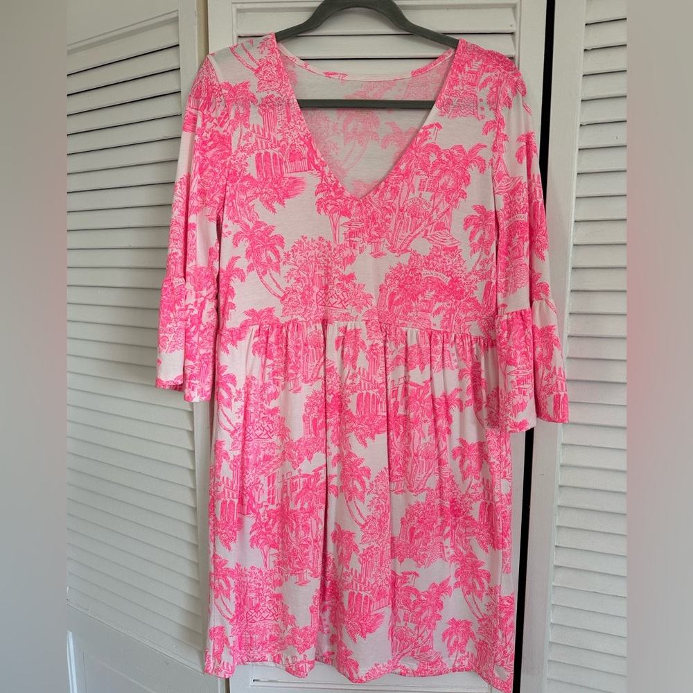 Lilly Pulitzer Janine Dress Palm Beach print